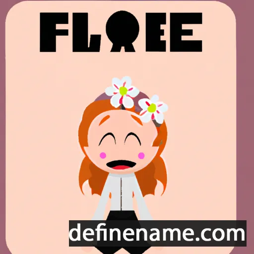 cartoon of the name Floire