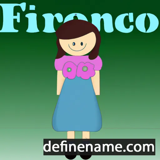 cartoon of the name Florance