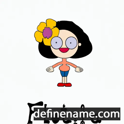 cartoon of the name Florcita