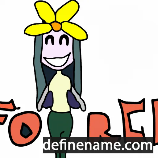 cartoon of the name Floreal