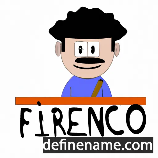 cartoon of the name Florenç