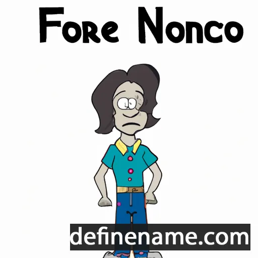 cartoon of the name Florenc