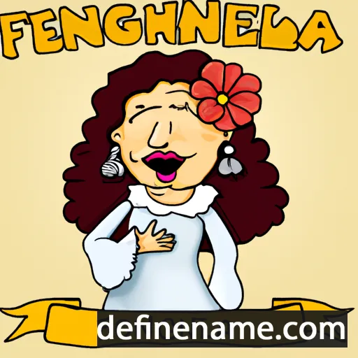 cartoon of the name Florenciana