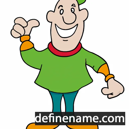 cartoon of the name Florencijan