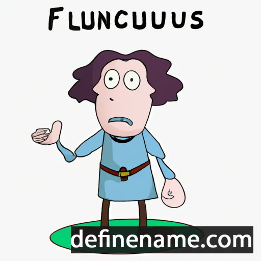 cartoon of the name Florencijus