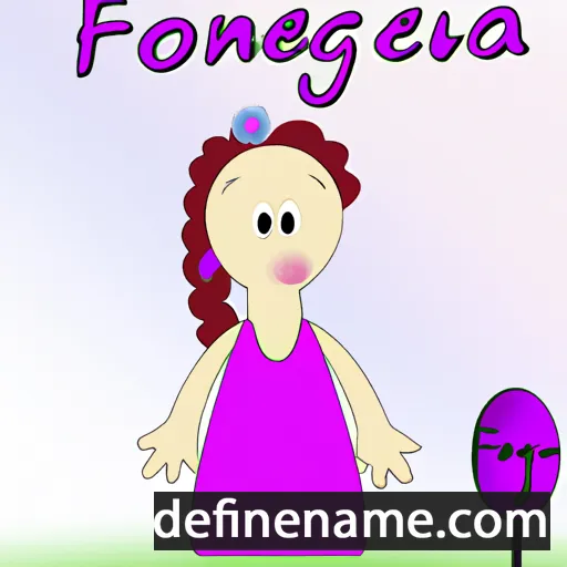 cartoon of the name Florencja