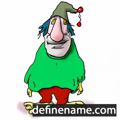 cartoon of the name Florencjan