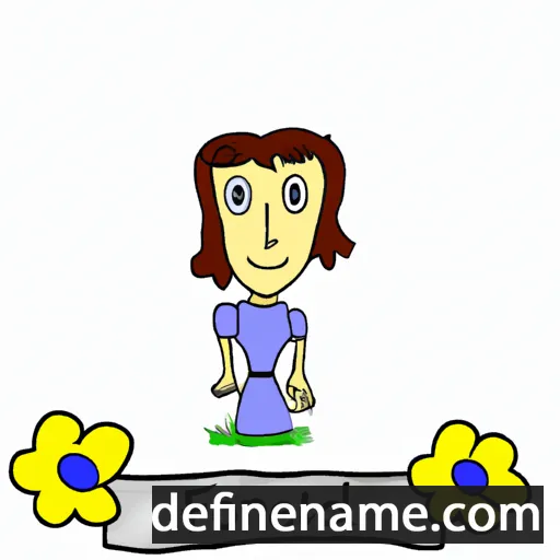 cartoon of the name Florenday