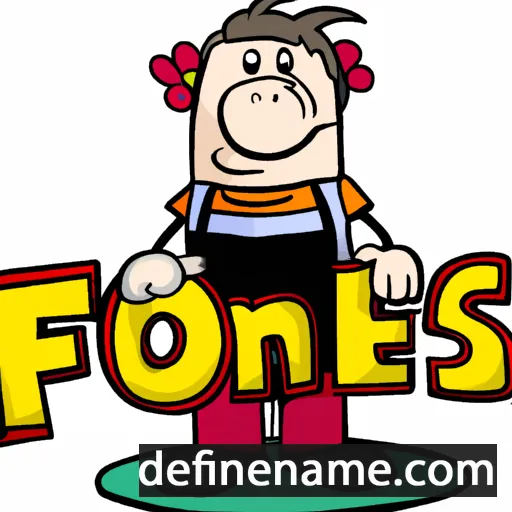 cartoon of the name Florens