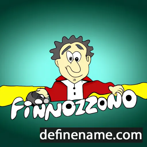 cartoon of the name Florenziano