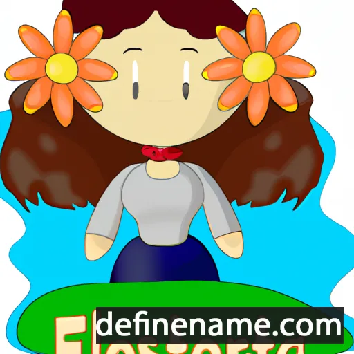 cartoon of the name Floresita