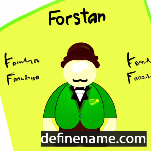 cartoon of the name Florestan