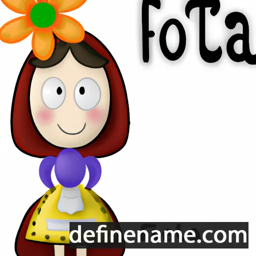 cartoon of the name Floreta