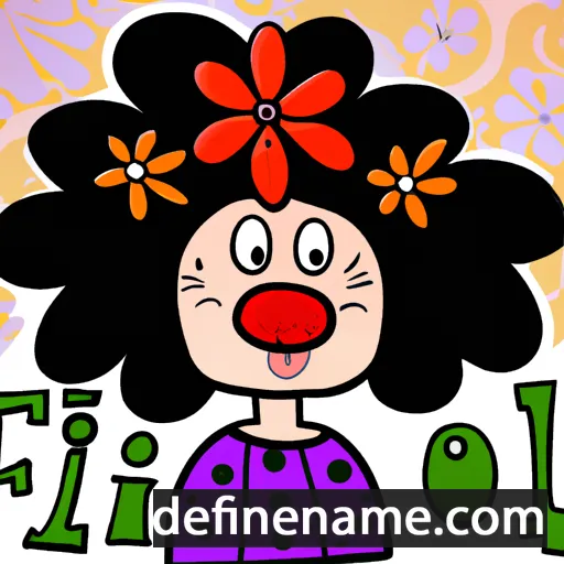 cartoon of the name Flori