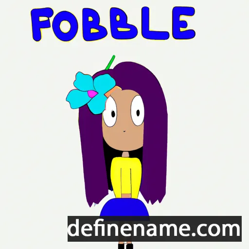 cartoon of the name Floribel