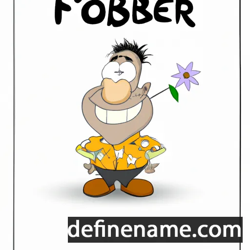 cartoon of the name Floribert