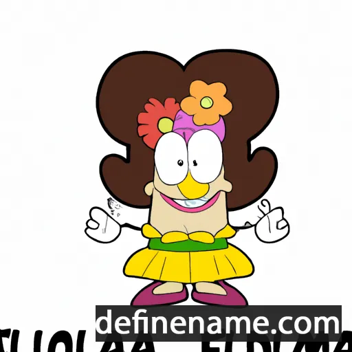 cartoon of the name Floridalma