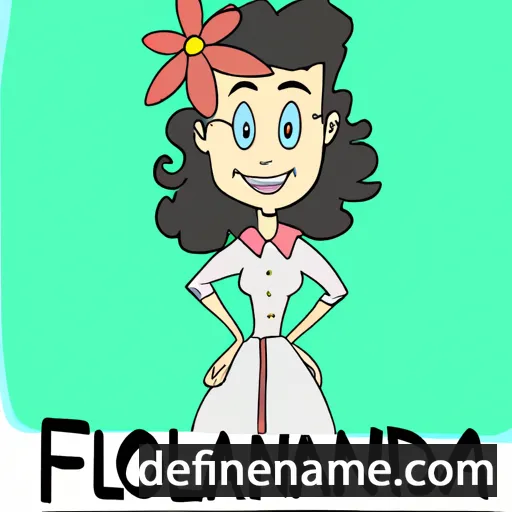 cartoon of the name Floridiana