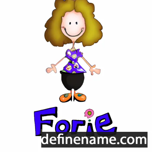 cartoon of the name Florie