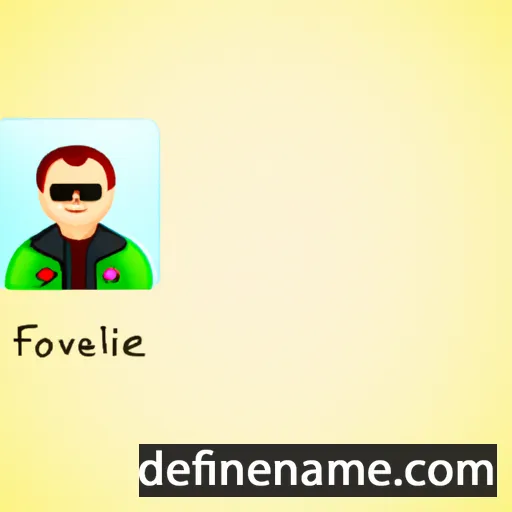 cartoon of the name Florienne