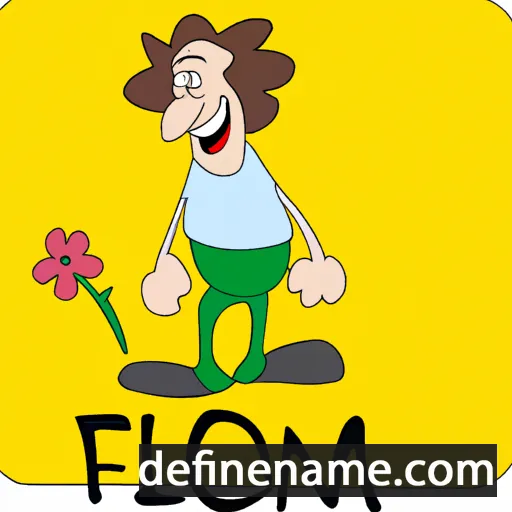 cartoon of the name Florim