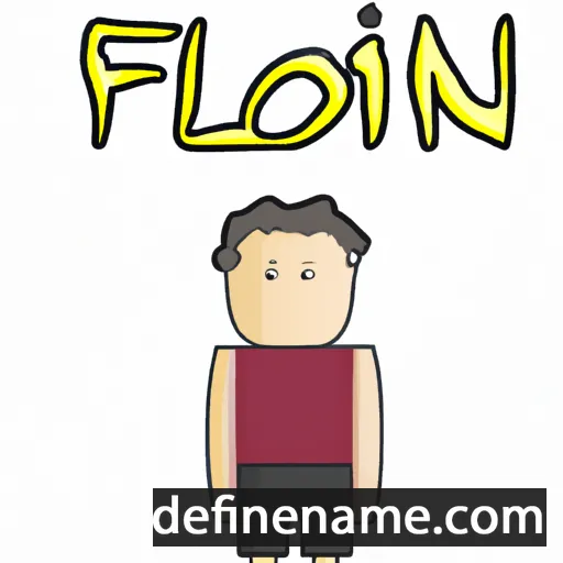 cartoon of the name Florin