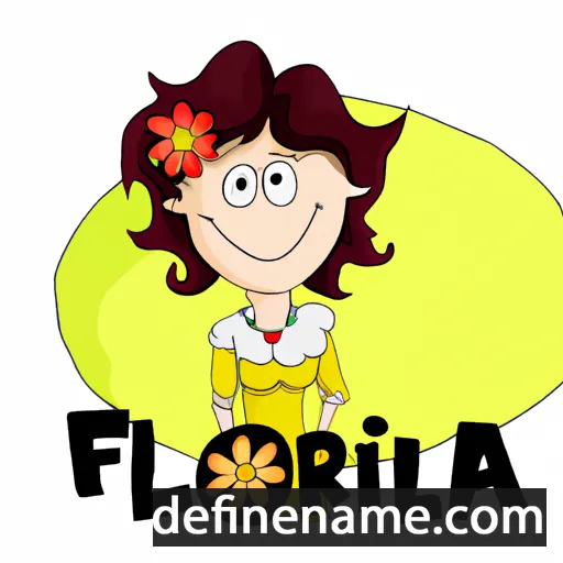 cartoon of the name Florina