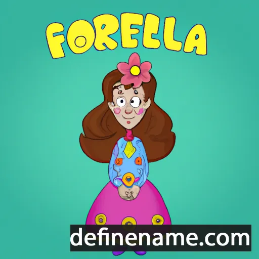 cartoon of the name Florinela