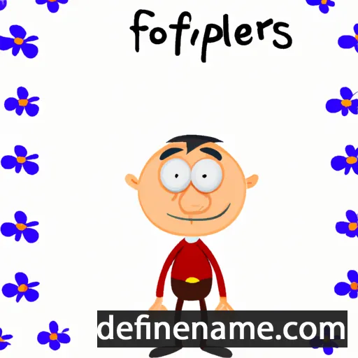 cartoon of the name Floripes