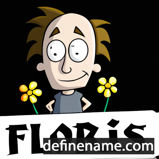 cartoon of the name Floris