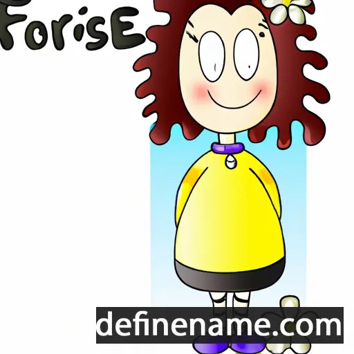 cartoon of the name Florise