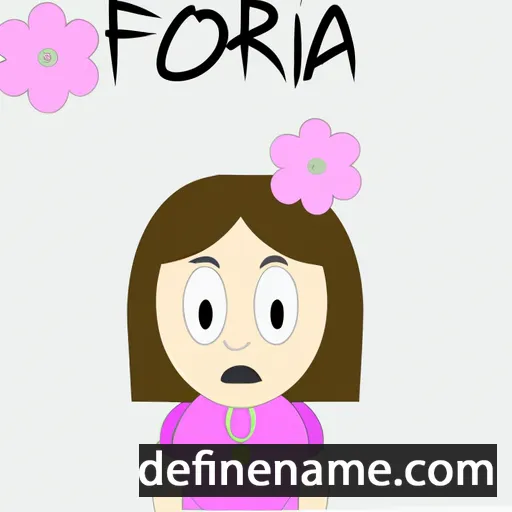 cartoon of the name Florra