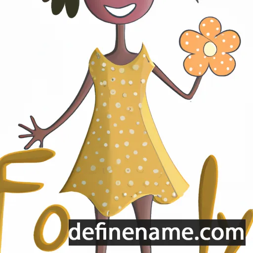 cartoon of the name Flory