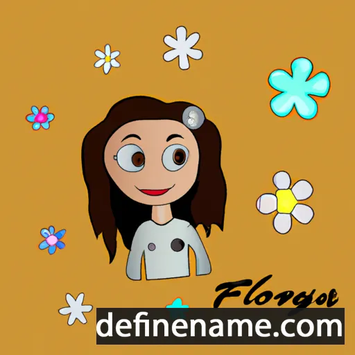 cartoon of the name Floryna