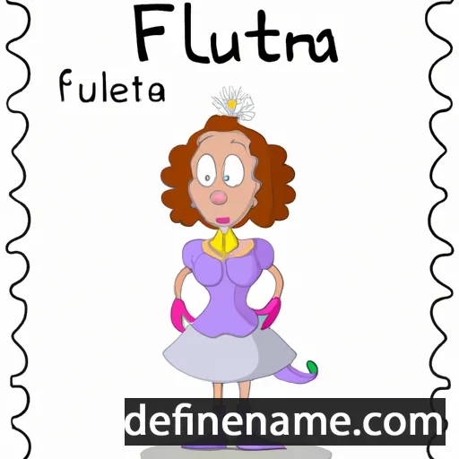 cartoon of the name Fluretta