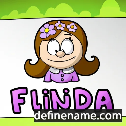 cartoon of the name Flurinda