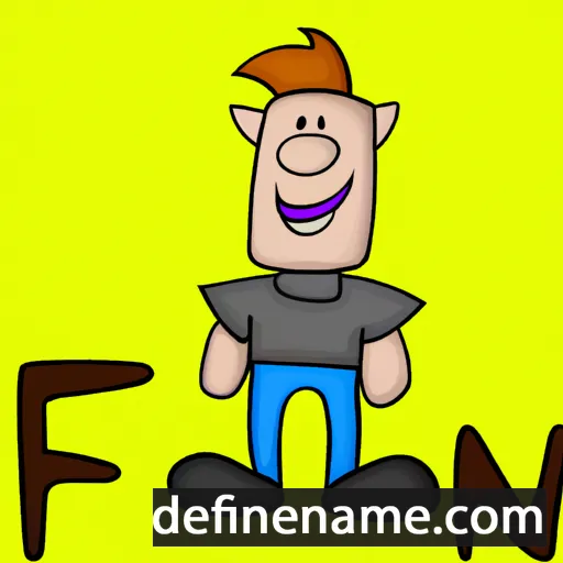 cartoon of the name Fönn