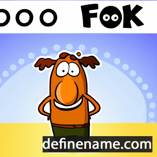 cartoon of the name Fokko