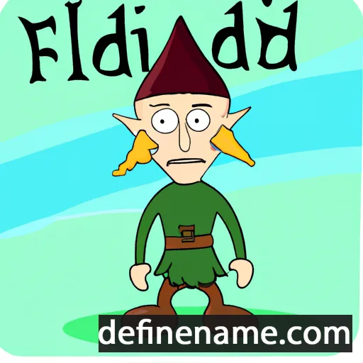 cartoon of the name Folkviðr