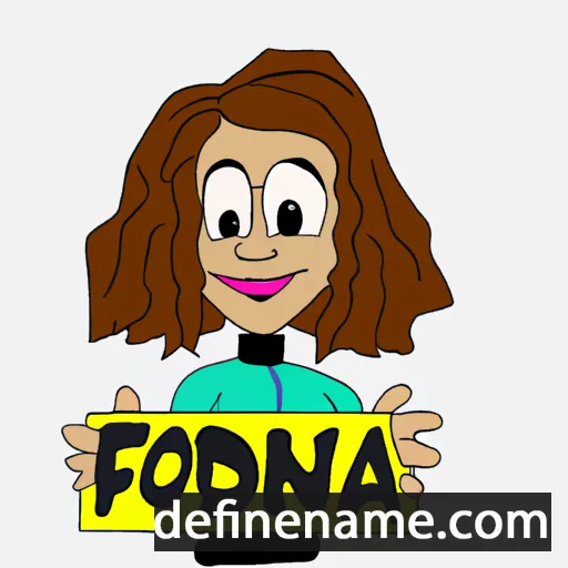 cartoon of the name Fonda