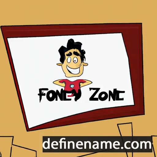 cartoon of the name Fonzi