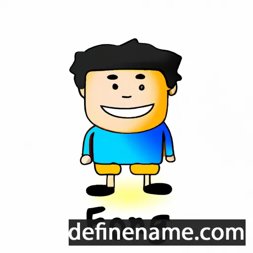 cartoon of the name Foong