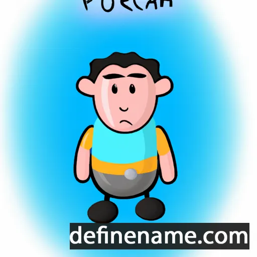 cartoon of the name Forozan