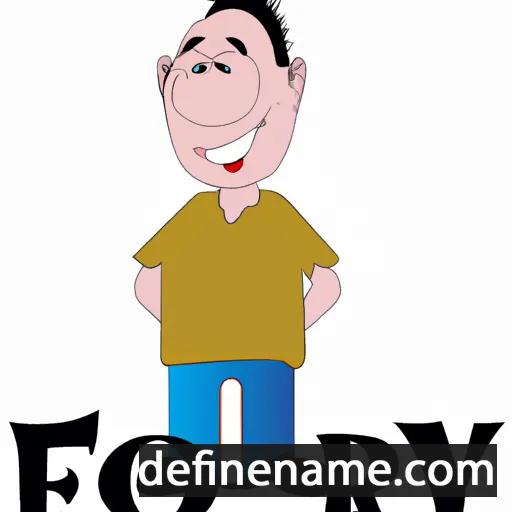 cartoon of the name Forry