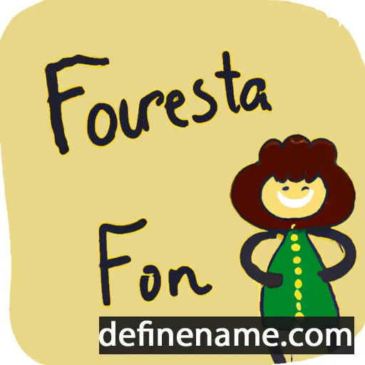 cartoon of the name Fortūnata