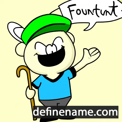 cartoon of the name Fortunatien