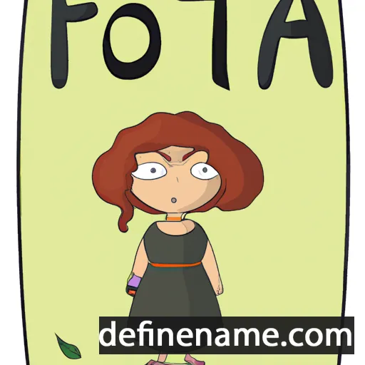 Fotia cartoon