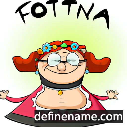 cartoon of the name Fotina