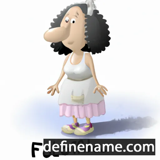 cartoon of the name Fotoula