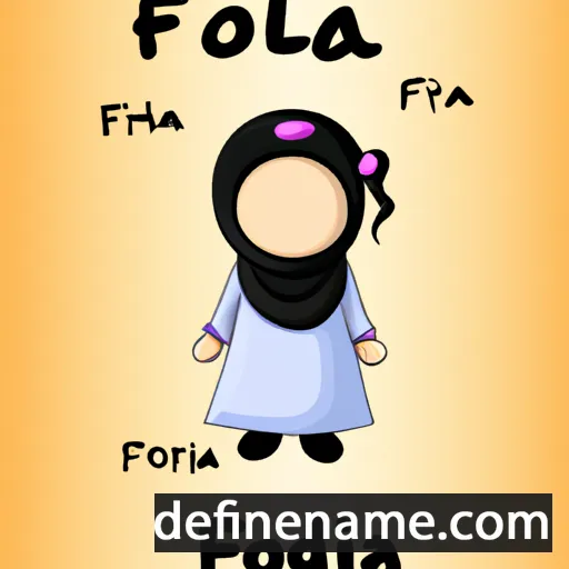 Fozia cartoon